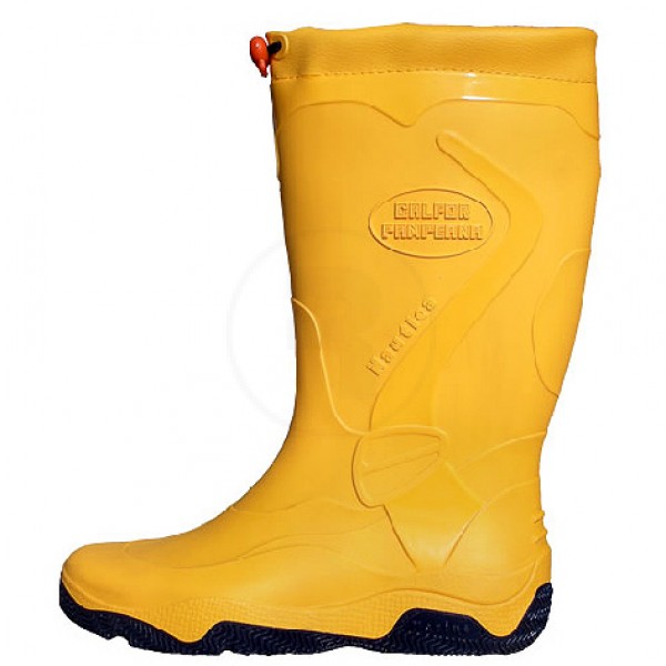 Bota Nautica Amarilla C Cuello