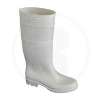 Bota Blanca Pvc Con Puntera y Plantilla