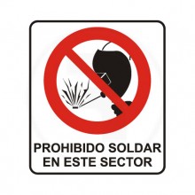 Cartel de prohibición  1-115