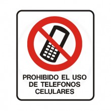 Cartel de prohibición  1-125