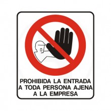 Cartel de prohibición  1-75