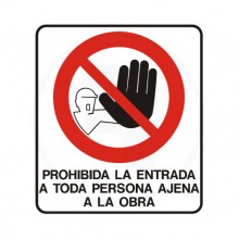 Cartel de prohibición  1-80