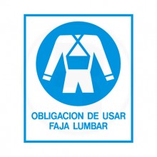 Cartel de obligatoriedad 3-120