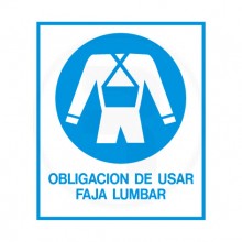 Cartel de obligatoriedad 3-120