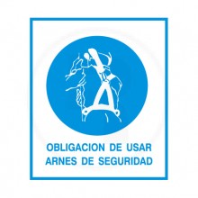 Cartel de obligatoriedad 3-50