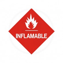 Cartel inflamable 9-60