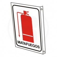 Cartel señalizacion de matafuegosdoble Faz 9-72