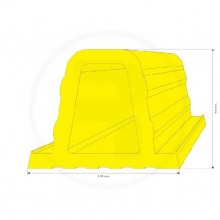 Tope P/ Estacionamiento 140X110X500Mm X