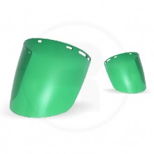 Visor Tipo Burbuja Verde 23 Cm