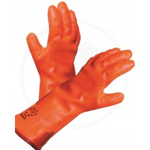 Guante Bil-Vex Pvc Polar Fluo 35 Cm